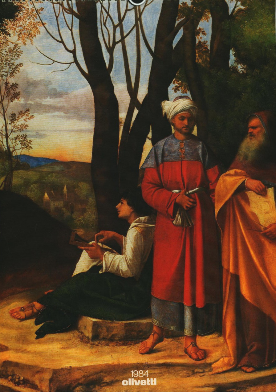 Giorgione – calendario Olivetti