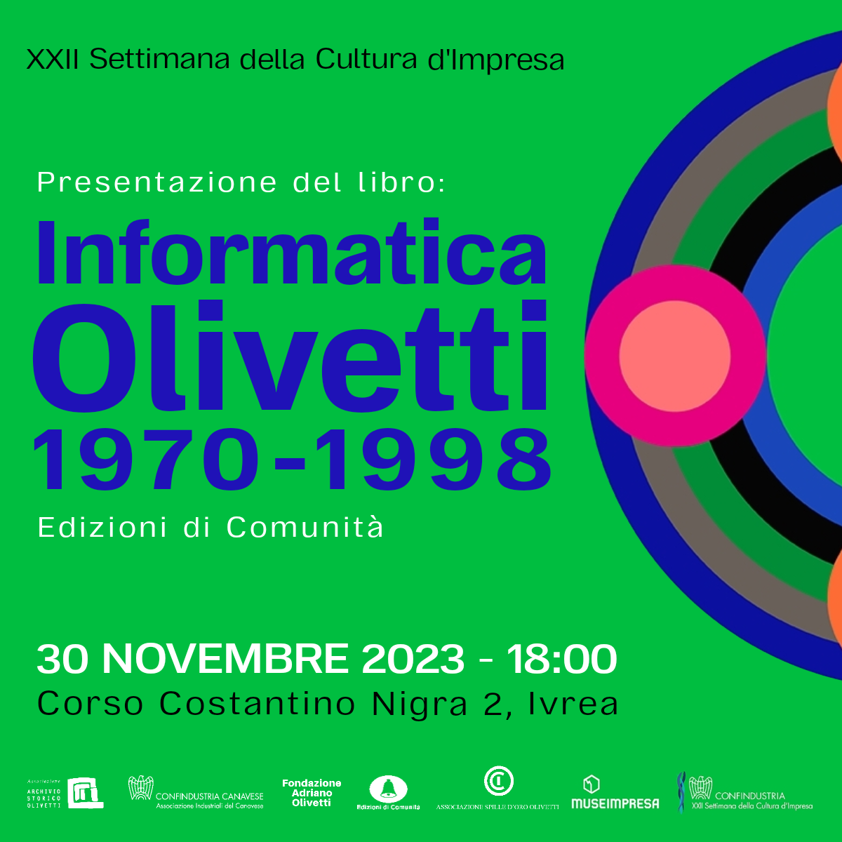 Presentazione del libro “Informatica Olivetti. 1970-1998”