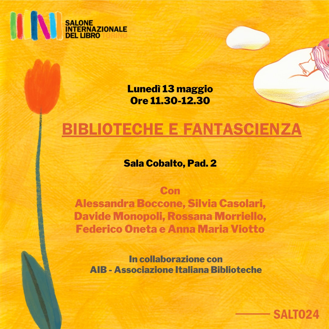Vi aspettiamo al Salone del Libro di Torino