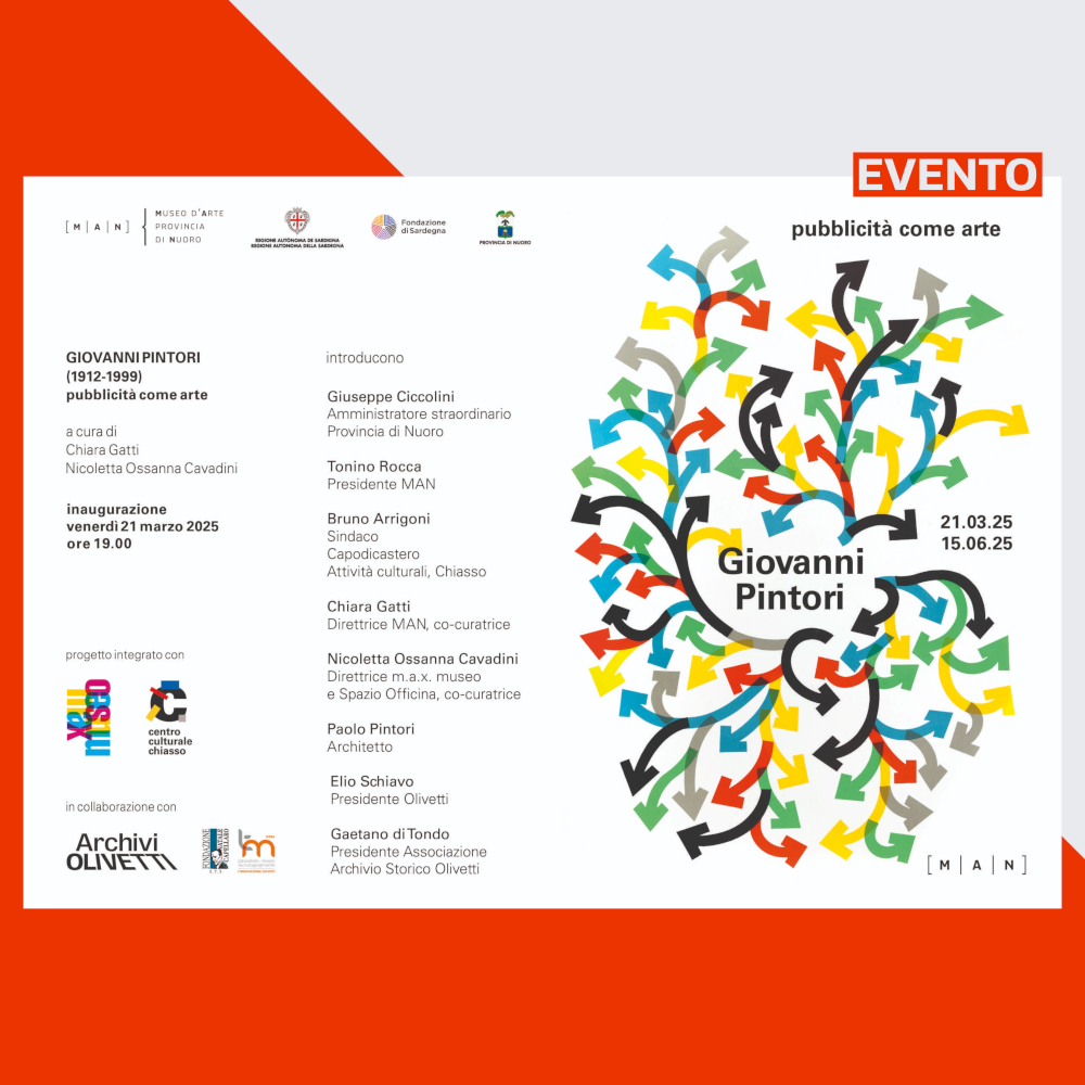 “GIOVANNI PINTORI (1912-1999). Pubblicità come arte” al MAN