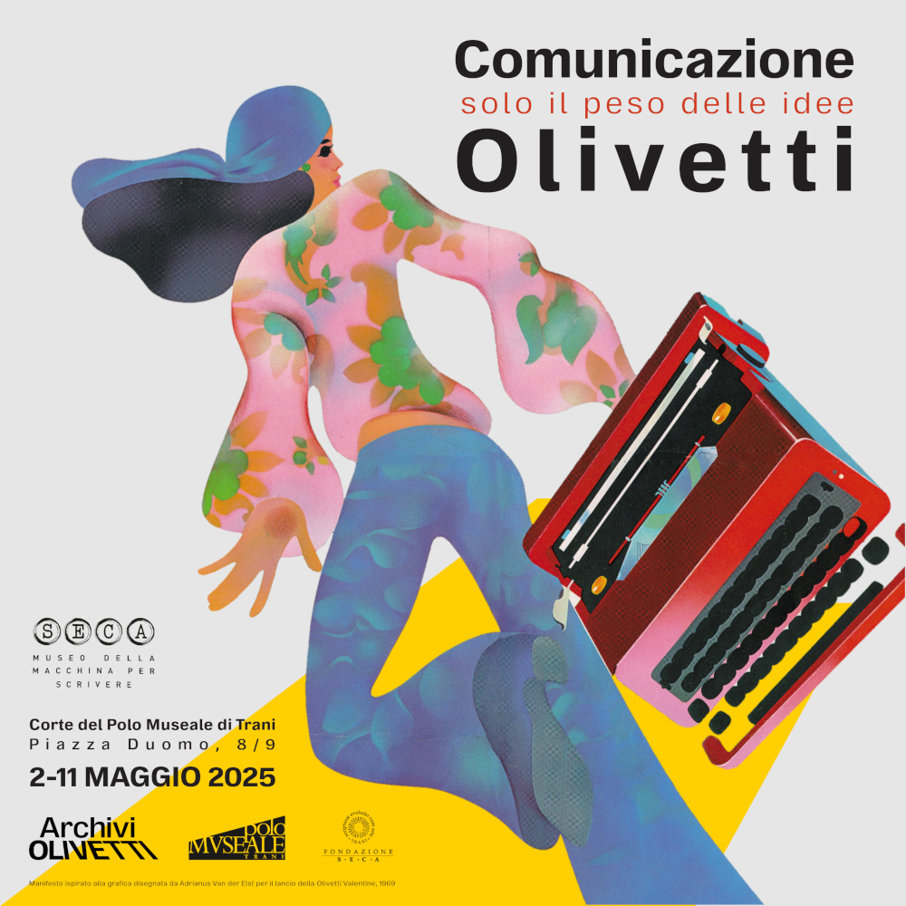 Apre la mostra “Comunicazione Olivetti – Solo il peso delle idee”
