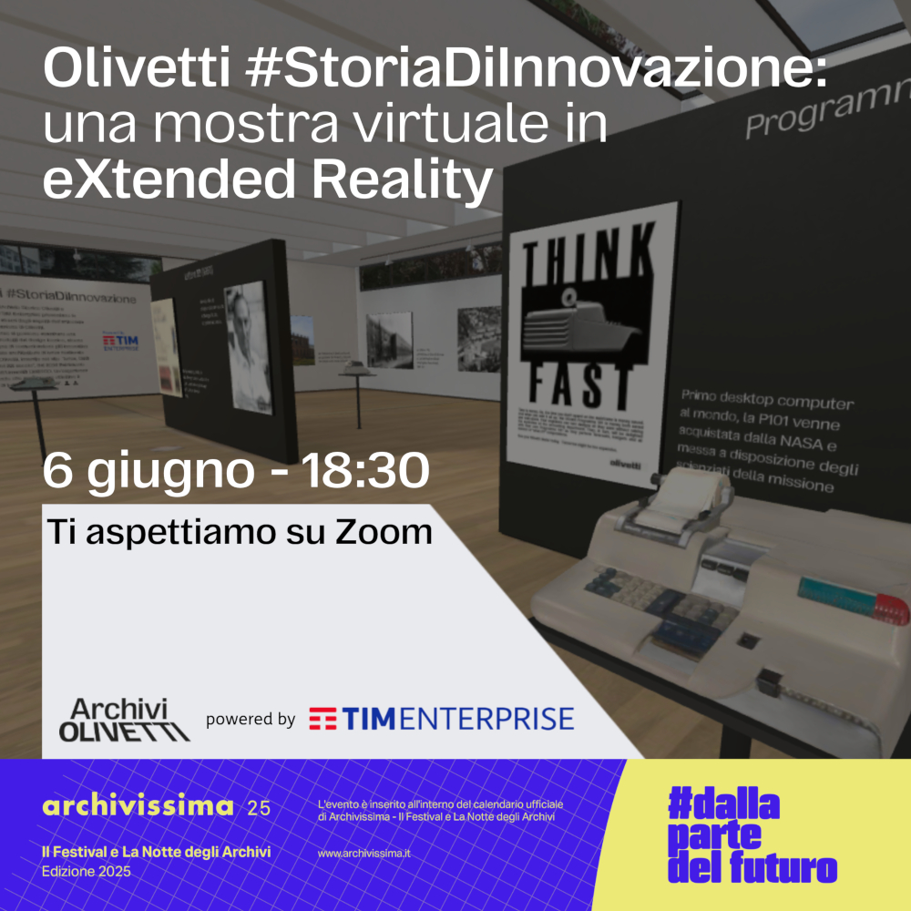 L’Associazione Archivio Storico Olivetti partecipa ad Archivissima