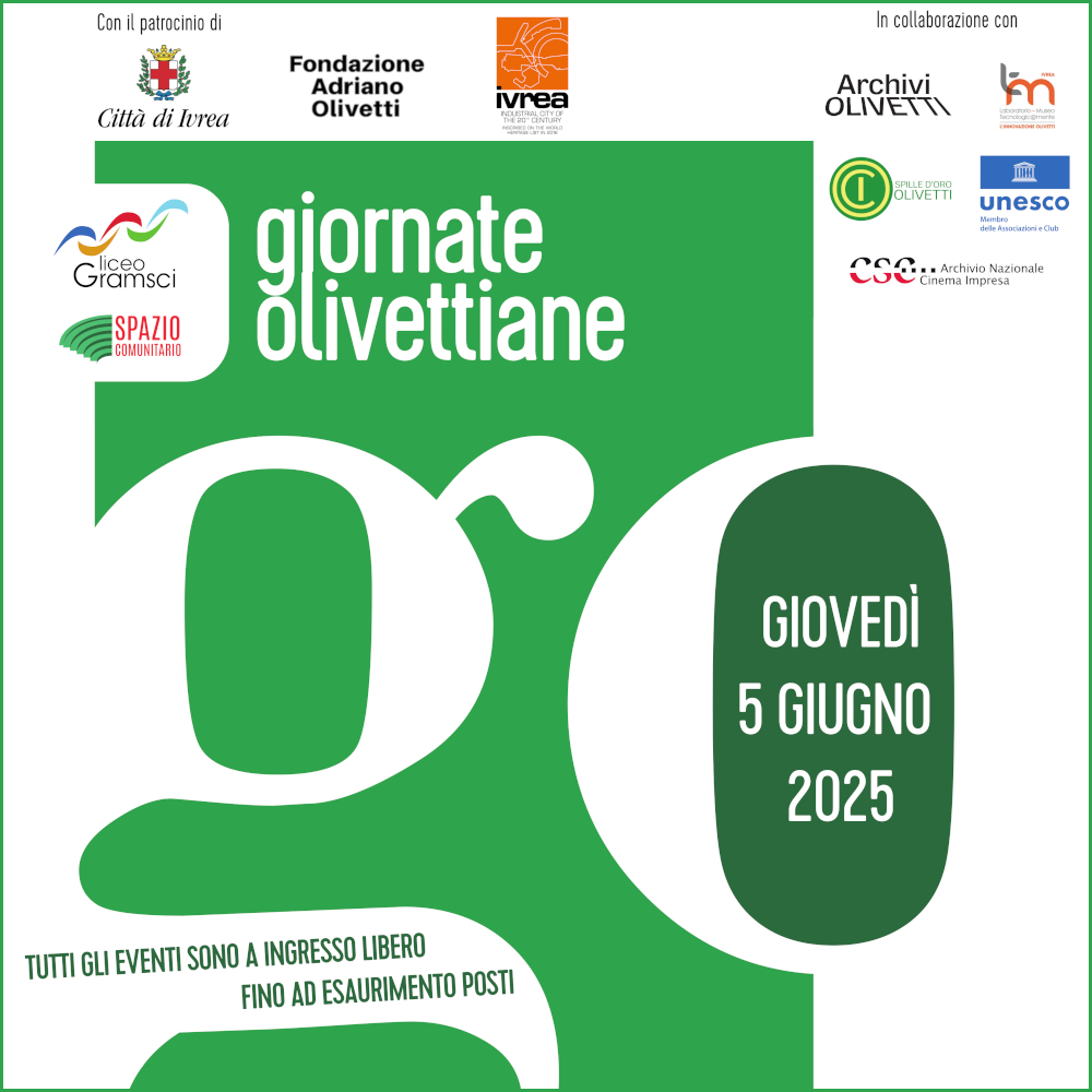 L’Associazione Archivio Storico Olivetti partecipa alle Giornate Olivettiane