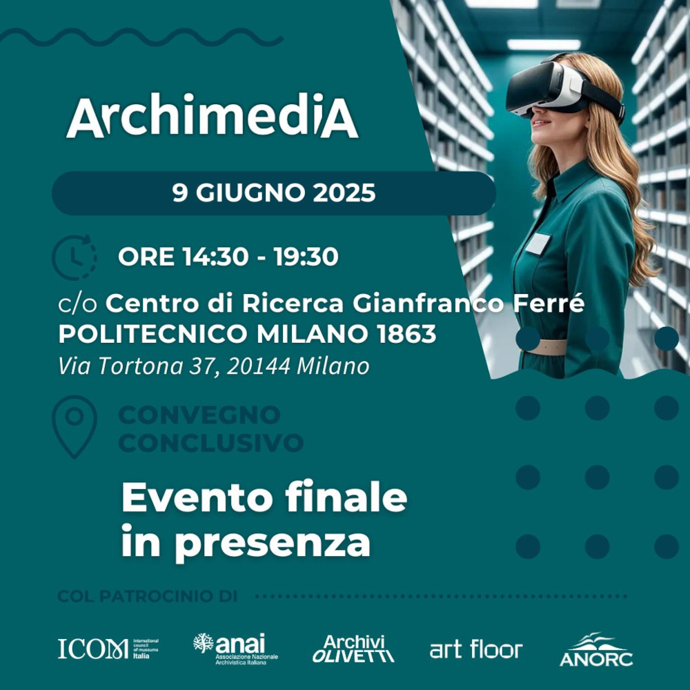 “Archivi in evoluzione”. L’Associazione Archivio Storico Olivetti partecipa all’evento finale